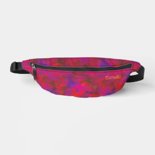 Sacs Banane Tie de teinture Motif tendance à violet rose chaud