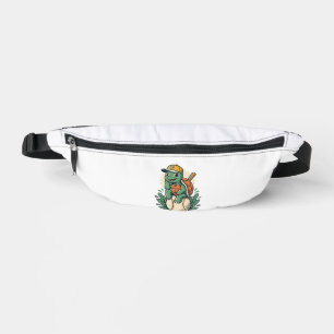Sacs Banane Tortue de baseball Gravure vintage Graphisme_1