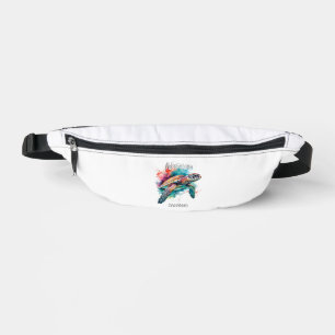 Sacs Banane Tortue de mer Bahamas Drapeau bahamien Grande plag