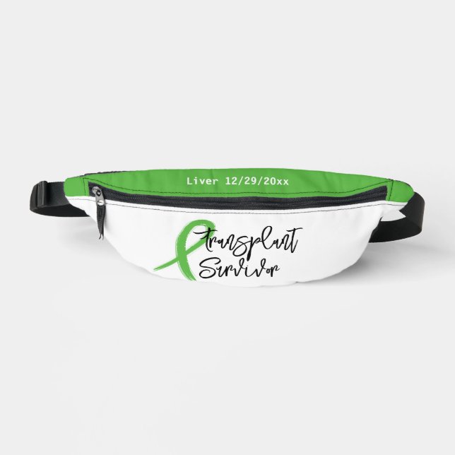 Sacs Banane Transplant Survivor Green Ribbon tendance (Recto)