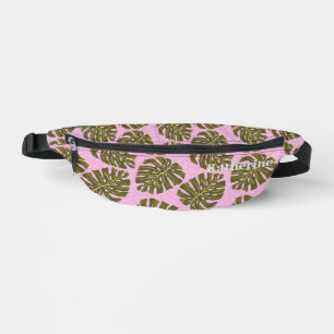 Sacs Banane Tropical Palm Rose Vert