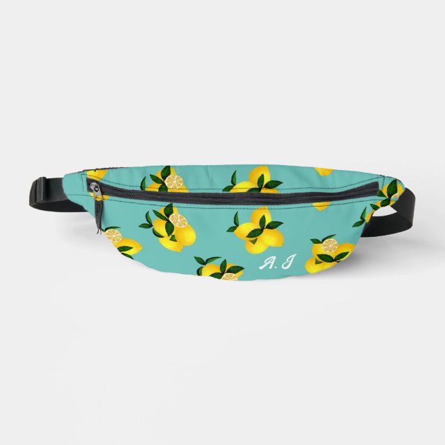Sacs Banane Turquoise citron (Recto)