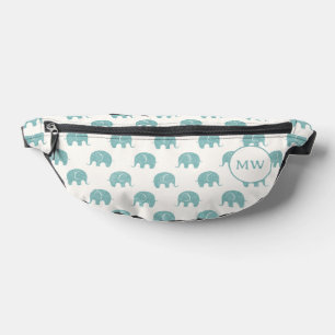 Sacs Banane Turquoise Cute Elephant Motif
