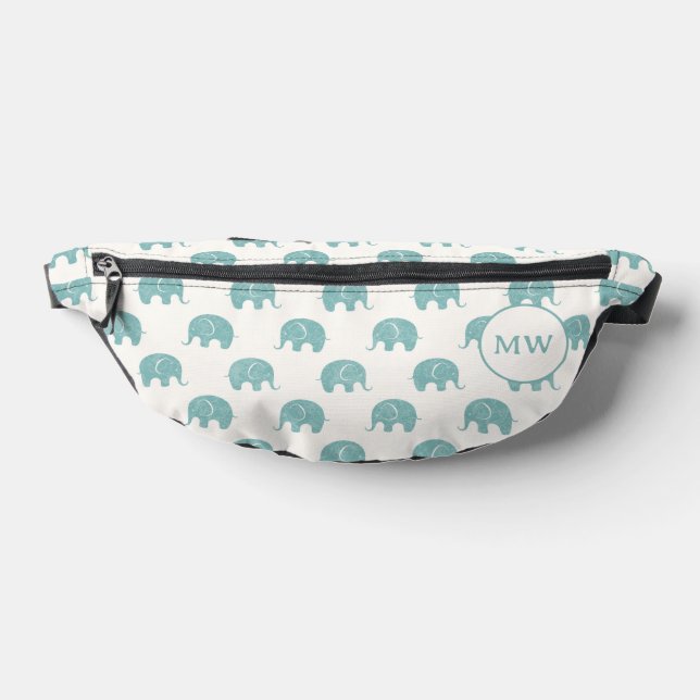 Sacs Banane Turquoise Cute Elephant Motif (Poser)