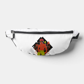 Sacs Banane Un coq chaud dans un style pop art.