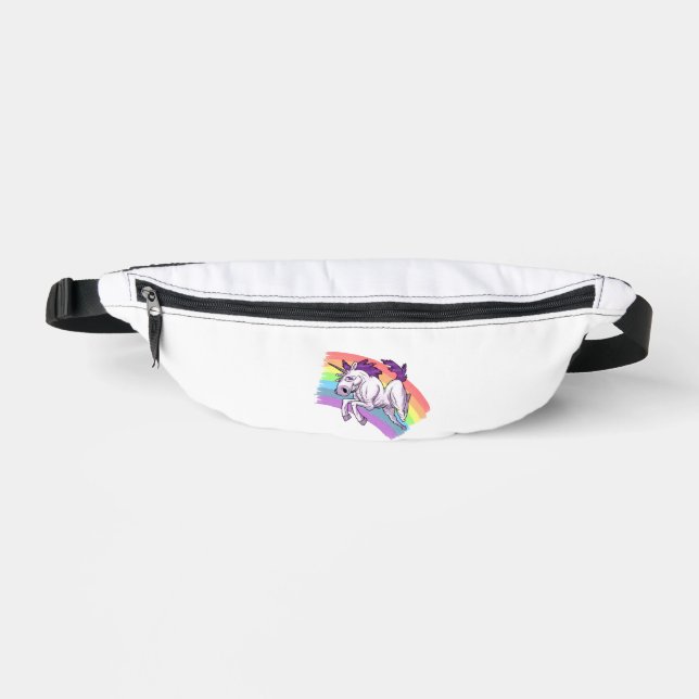 Sacs Banane Une licorne majestueuse (Recto)