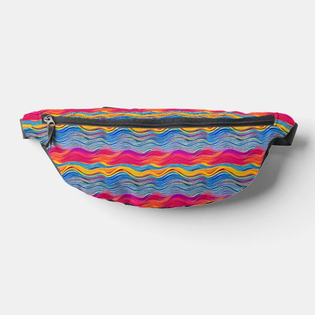 Sacs Banane Vagues de couleur primaire (Poser)