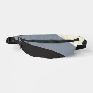 Sacs Banane Vagues simples - Noir, Gris et Crème