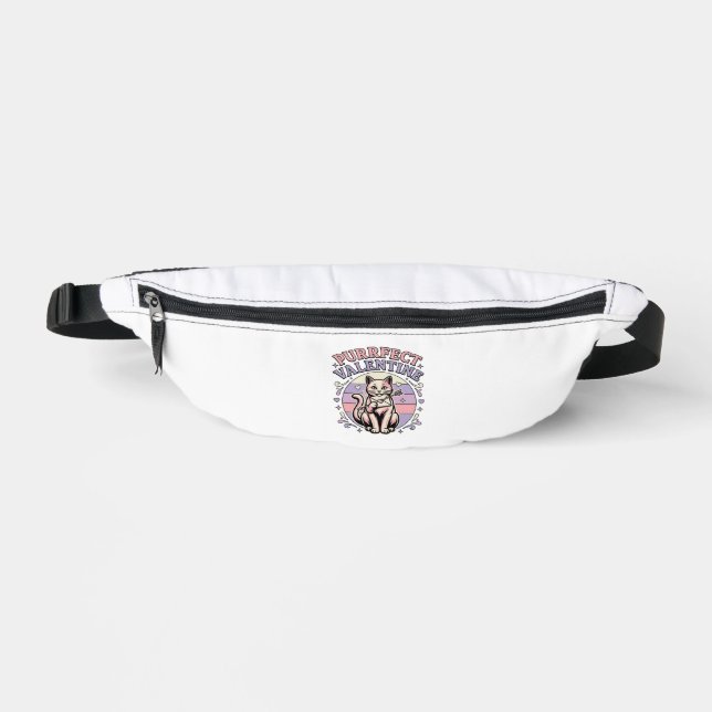 Sacs Banane Valentin chat parfait Amour de la Saint-Valentin V (Recto)