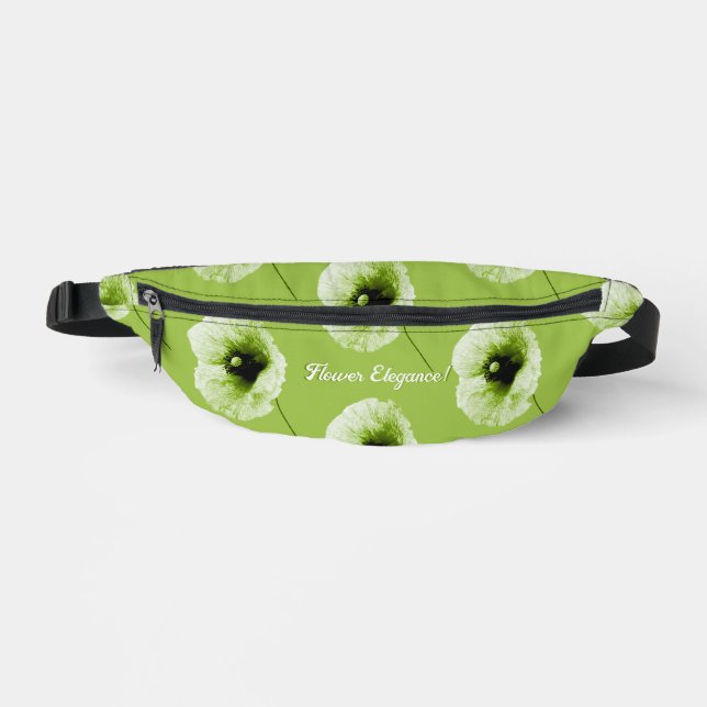 Sacs Banane Vert floral 2 (Recto)