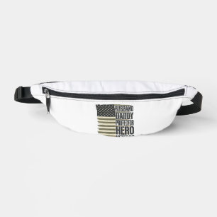 Sacs Banane Vétéran Mari Papa Protecteur Héros Chemise Drapeau