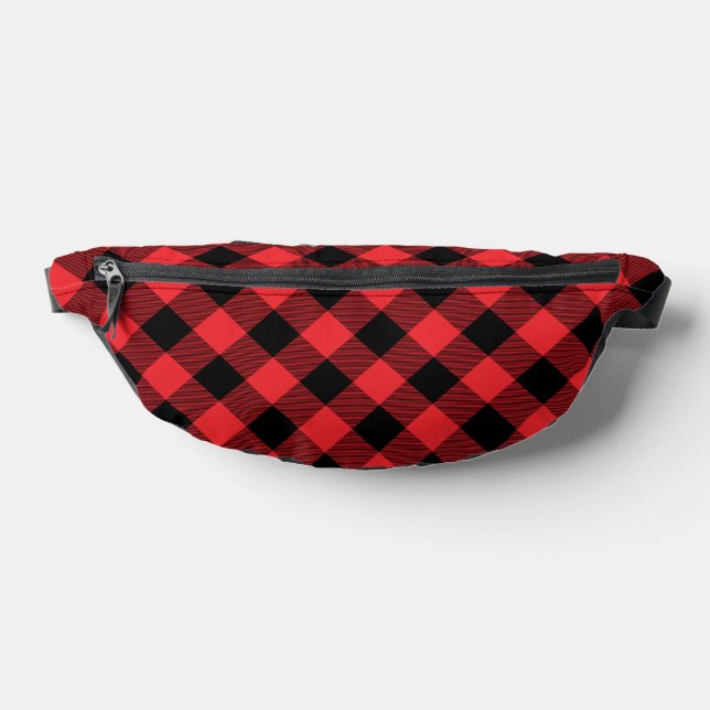 Sacs Banane Vichy Rouge Noir Buffalo (Poser)