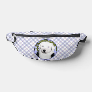 Sacs Banane Vieux anglais Sheepdog Puppy Painpy Pet Dog Art