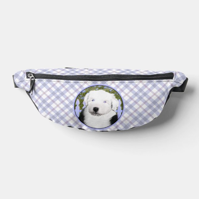 Sacs Banane Vieux anglais Sheepdog Puppy Painpy Pet Dog Art (Poser)