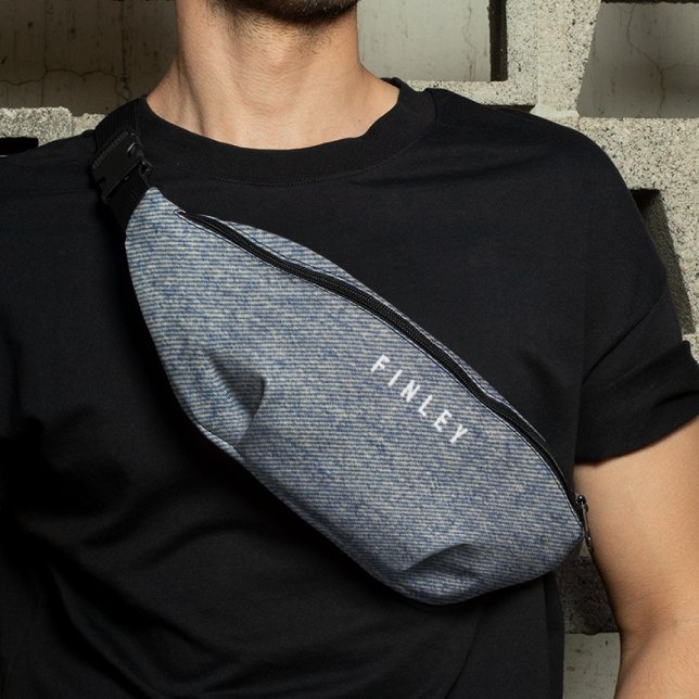 Sacs Banane Vintage Denim Blue Jeans Look (Créateur téléchargé)