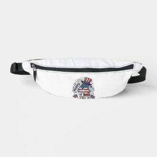 Sacs Banane Vintage Joyeux 4 juillet Chapeau Patriote Vector D