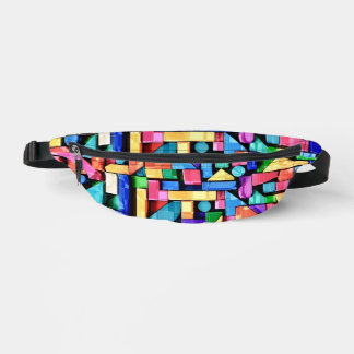 Sacs Banane Vivid Geometric Flow