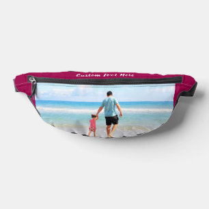 Sacs Banane Votre pack Photo Fanny avec texte et couleurs pers