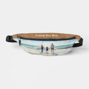 Sacs Banane Votre pack Photo Fanny avec texte et couleurs pers