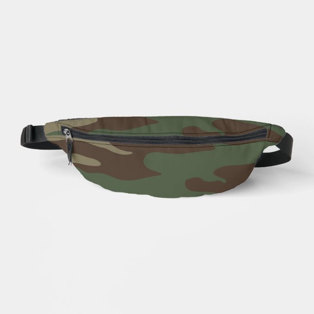 Sacs Banane Woodland Military Camouflage Pattern (Recto)