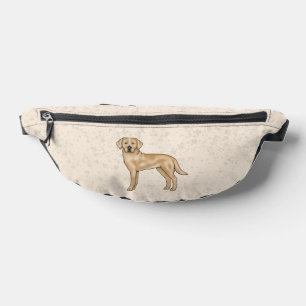 Sacs Banane Yellow Labrador Retriever mignon Cartoon Lab Chien