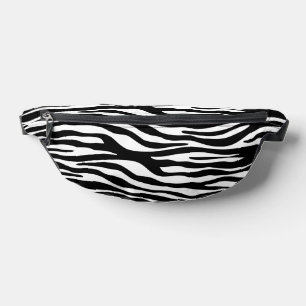 Sacs Banane Zebra Print, Zebra Stripes, Noir Et Blanc