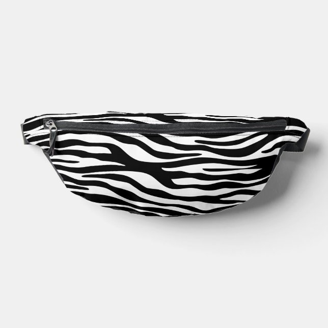 Sacs Banane Zebra Print, Zebra Stripes, Noir Et Blanc (Poser)