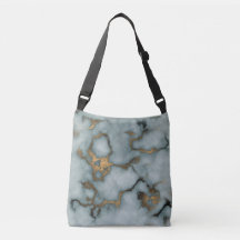 Sacs bandoulière Ocean Mist Marble Golden Vein