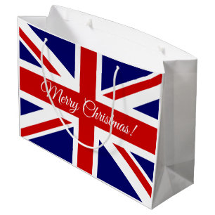 Sacs britanniques de cadeau de Joyeux Noël de