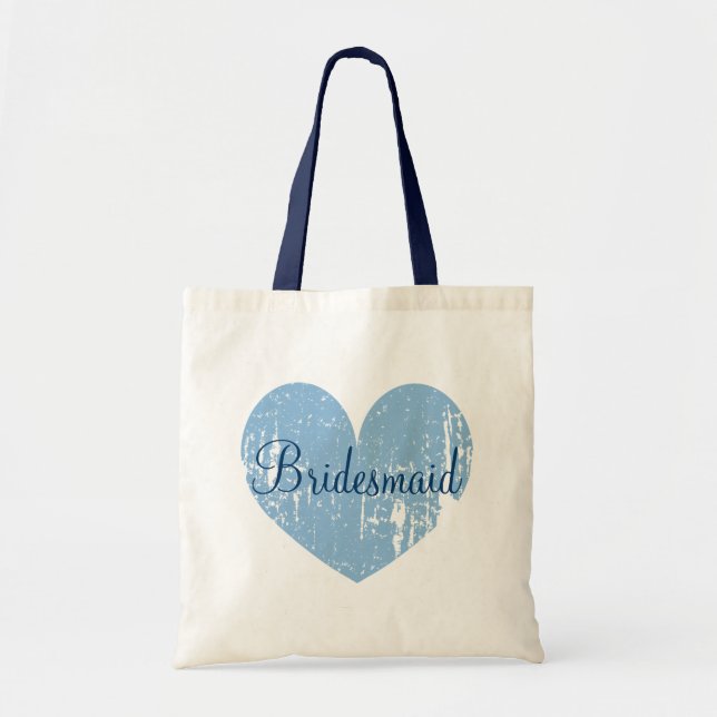 Sacs cabas personnalisés bleu marine en forme de c (Devant)