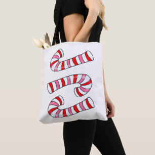 Sacs cabas pour femmes Joyeux Noël en canne à sucr