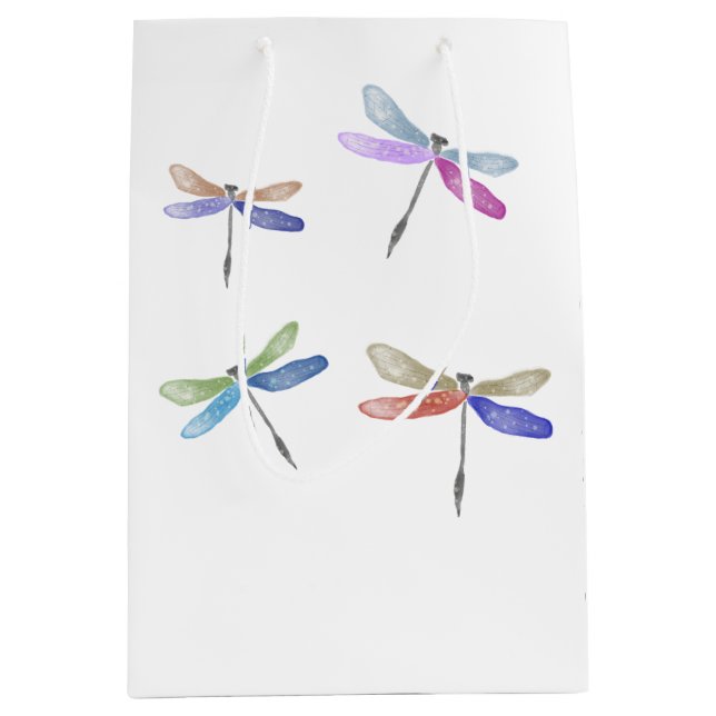 Sacs Cadeaux | Aquarelle | DragonFly (Devant)