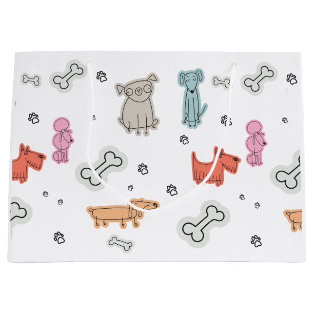 Sacs cadeaux avec impression d'animaux mignons (Devant)