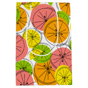 Sacs cadeaux Citrus moyen