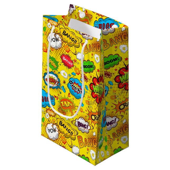 Sacs Cadeaux de Bandes Dessinées (Devant Angle)