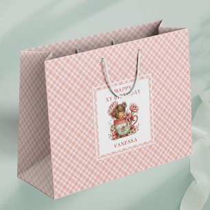 Sacs Cadeaux de Fête d'Anniversaire Fleuris aux Jo
