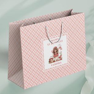 Sacs Cadeaux de Fête d'Anniversaire Fleuris avec u