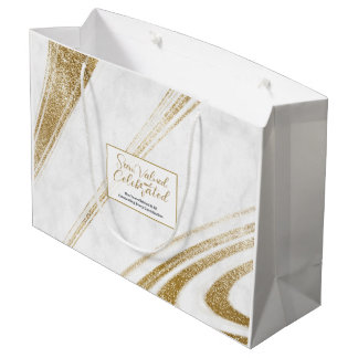 Sacs Cadeaux de l'événement Marbre Doré