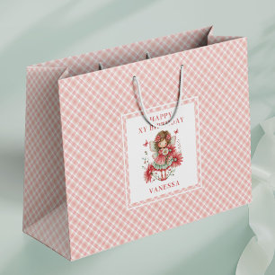 Sacs Cadeaux de Naissance Fleuris de Fée Jolie aux