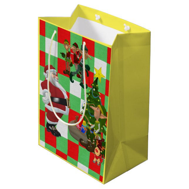 Sacs Cadeaux de Noël (Dos Angle)