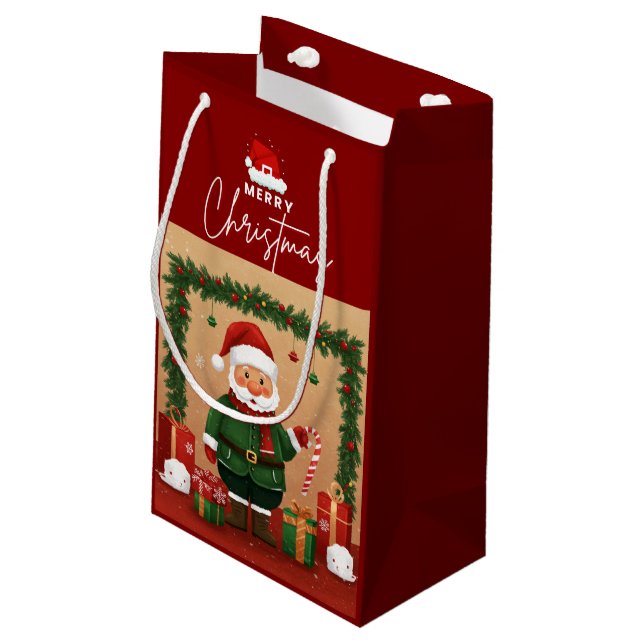 sacs cadeaux de Noël joyeux (Dos Angle)