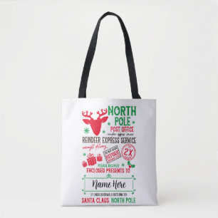 Sacs cadeaux de Noël Père Noël personnalisés