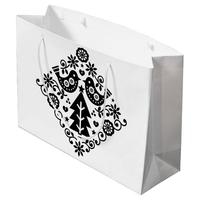 SACS Cadeaux DESIGN DE NOËL NORVÉGIEN  (Dos Angle)