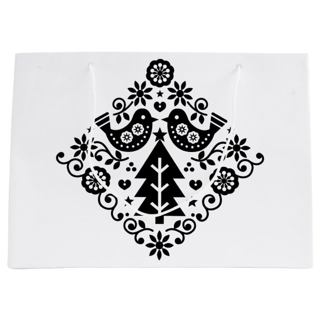 SACS Cadeaux DESIGN DE NOËL NORVÉGIEN  (Devant)