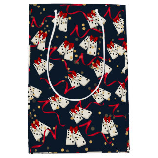 Sacs cadeaux - Domino Design Blue