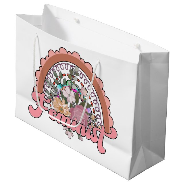Sacs cadeaux féministes (Devant Angle)