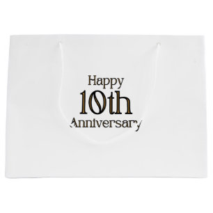 Sacs Cadeaux Grand Format "10e Anniversaire de Mar