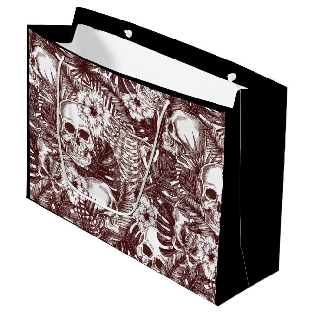 Sacs cadeaux Jungle Skulls (Devant Angle)
