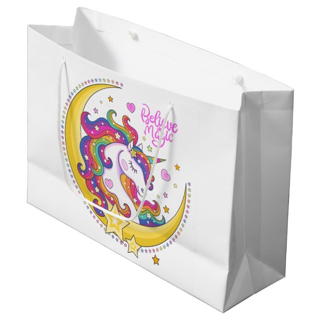 Sacs cadeaux magiques Unicorn (Devant Angle)