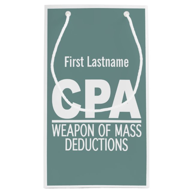 Sacs cadeaux personnalisés CPA nom et couleur (Dos)
